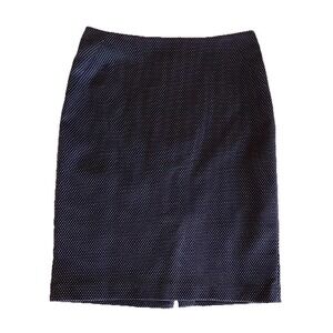 Tommy Hilfiger Pencil Skirt 90s Preppy‎ Career Lined Zip Navy Blue Womens 6